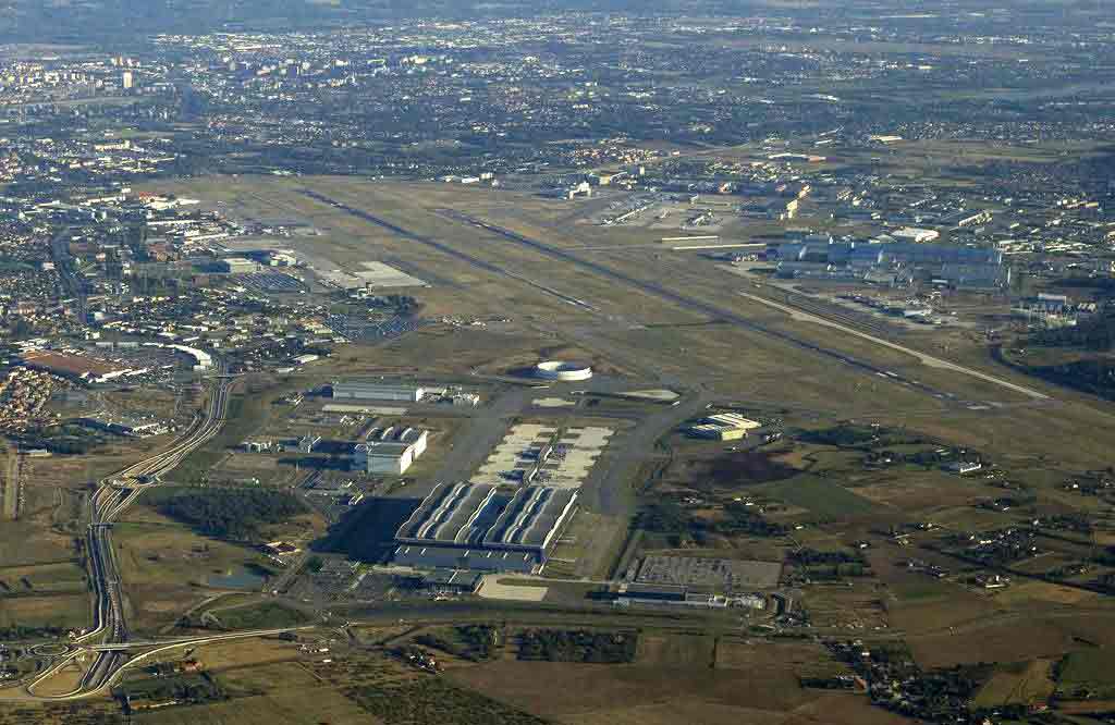 Rencontres à Blagnac (31) en Haute-Garonne – vue panoramique de Blagnac près de Toulouse pour rencontrer des célibataires