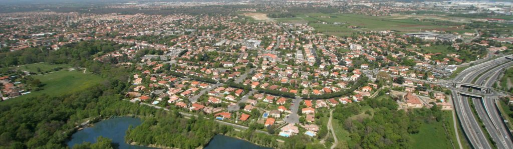 Rencontres à Tournefeuille (31) en Haute-Garonne – vue panoramique de Tournefeuille près de Toulouse pour rencontrer des célibataires